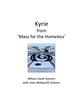Kyrie SATB choral sheet music cover